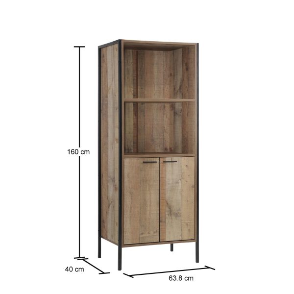 Stretton Storage Bookcase with 2 doors - Image 2