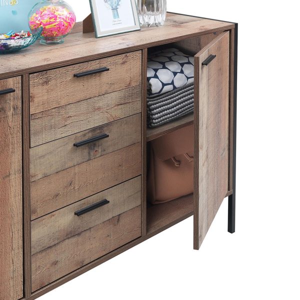 Stretton 2 Door 3 Drawer Sideboard - Image 3